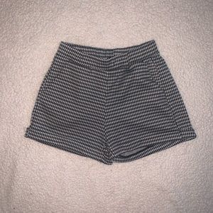 POOF Black and White Gingham Dress Shorts